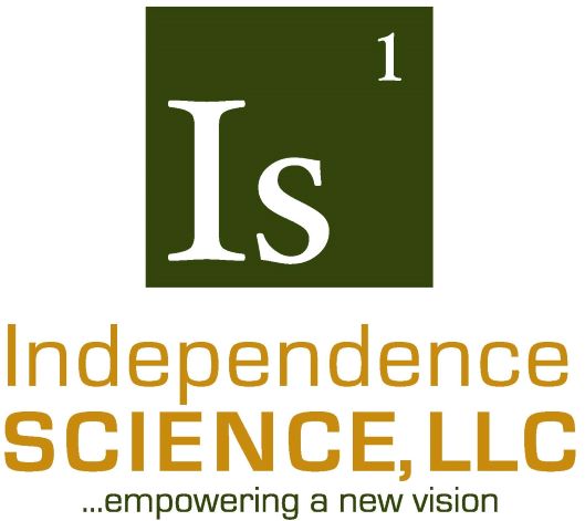 Independence Science Logo, "Independence Science, LLC ... empowering a new vision.